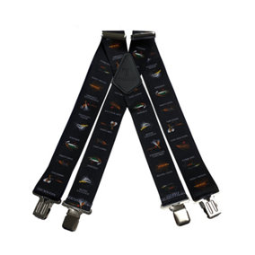 TOMAHAWK heavy-duty braces - Black Flies