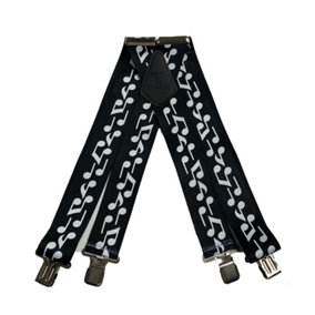 TOMAHAWK heavy-duty braces - Bold Notes Black