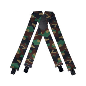 TOMAHAWK heavy-duty braces - Desert Camo(Black Clips)