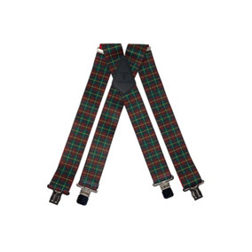 TOMAHAWK heavy-duty braces - Tarten Plaid Red
