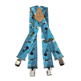 TOMAHAWK heavy-duty braces - Trout Blue