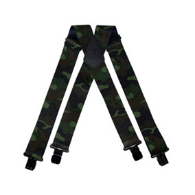 TOMAHAWK heavy-duty braces - Woodland Camo
