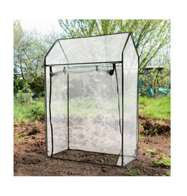 Tomato Cold Frame Greenhouse Vegetable Growbag Tent Roll Up Door Walk ...