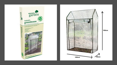 Tomato Cold Frame Greenhouse Vegetable Growbag Tent Roll Up Door Walk ...