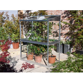 Tomato House Growhouse - Glass - L121 x W65 x H149 cm - Cotswold Green