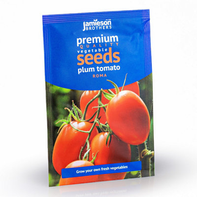 Tomato (Plum) Roma Vegetable Seeds (approx 50 seeds) by Jamieson Brothers