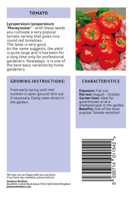 Tomato Seeds Bundle - 4 varieties by Jamieson Brothers - 6