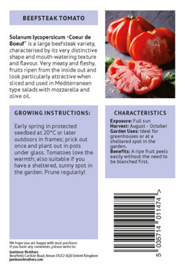 Tomato Seeds Bundle - 4 varieties by Jamieson Brothers - 8