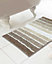 Tonal Stripe Bathmat 46x76cm Natural