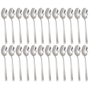 Tondo Stainless Steel Dessert Spoons - 21cm - Pack of 24