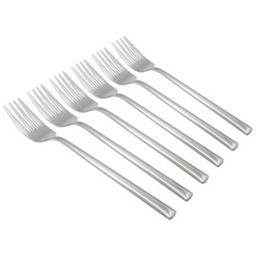 Tondo Stainless Steel Dinner Forks - 21.5cm - Pack of 6