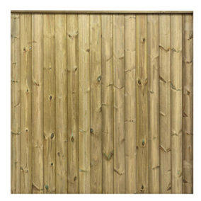 Tongue & Groove Fence Panel 1.8m Wide x 1.5m High