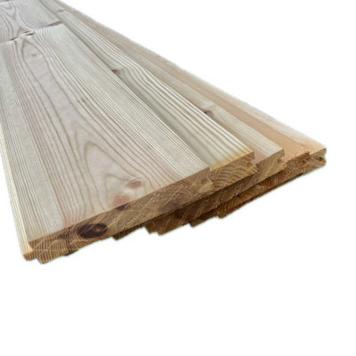 Tongue & groove Floorboard (L)3.0m (W)140mm (T)18mm (pack of 4 lengths) FREE DELIVERY