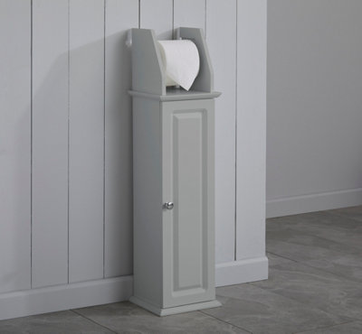 Tongue & Groove Toilet Roll Holder & Store