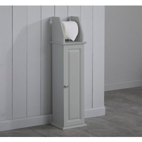 Tongue & Groove Toilet Roll Holder & Store