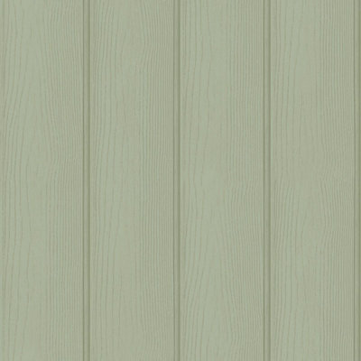 Tongue & Groove Wallpaper Sage Green Holden 13990