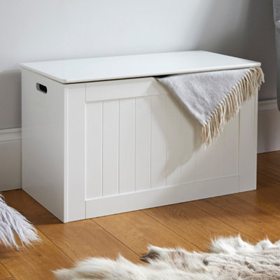 Large wooden blanket online box