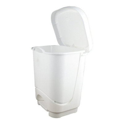 Tontarelli Pedal Bin White (One Size)