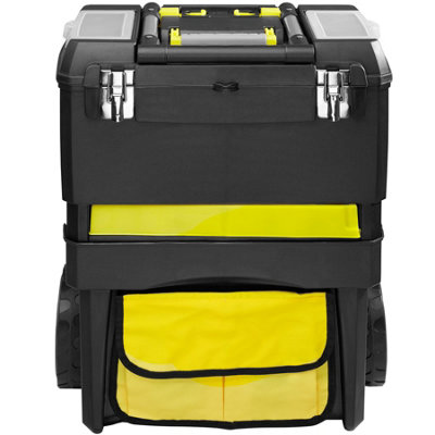 Tool Box Johnny - with wheels, carry handle, 2 small parts boxes ...