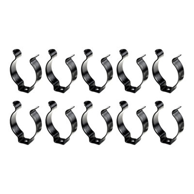 Tool Clip /Terry Clip Open Type Poly Coated Black 16mm 5/8