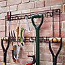 Tool & Garden Storage Rack - Garage Storage Wall Hanging Shed Hooks For Gardening Tools, Equipment, Shovels, Rakes, Hose