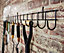 Tool & Garden Storage Rack - Metal Wall Hanging Shed Hooks For Gardening Tools