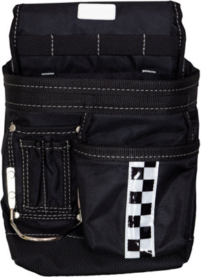 Tool-Lab Waist Tool Bag with 3 Pockets and 4 Hanging Slots