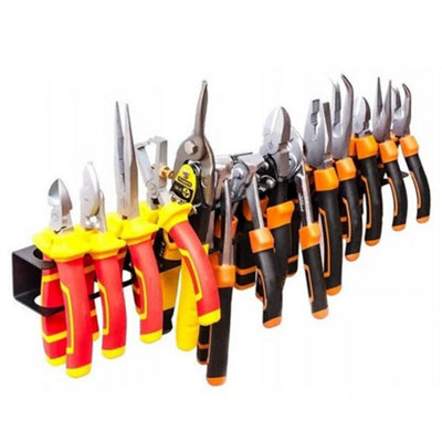 Tool Rail Rack Holder Screwdriver Organiser Wall Mount Can Hold 14 ...