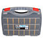Tool Storage Case with 21 Adjustable Compartments Organiser Plastic Case Holder