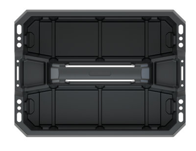 Tool Storage Tote Tray Heavy Duty Caddy Holdall Deep Compartment 3 Sizes Model 2 - 5