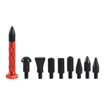 Tools Dent Ding Hammer 9 Heads Tap Down Kit Knockdown Tool Paintless ...