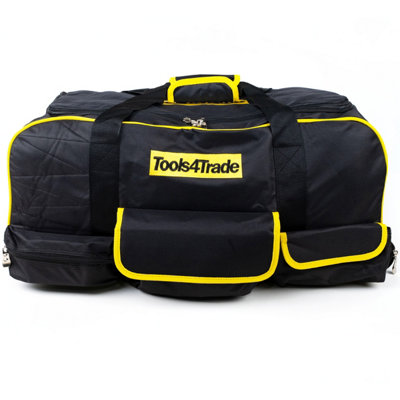 Tools4trade 26" Heavy Duty Padded Tool Bag Yellow with Wheels