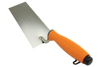 Toolty Bucket Trowel with Rubber Handle 130mm Stainless Stee for