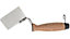 Toolty Corner Lining External Angled Trowel with Cork Handle 80x60mm Stainless Steel for Plastering Finishing DIY