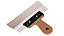 Toolty Filling Taping Spatula with Cork Handle on Aluminium Profile 250/60mm Stainless Steel for Plastering Finishing Rendering