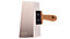 Toolty Filling Taping Spatula with Cork Handle on Aluminium Profile 350/90mm Stainless Steel for Plastering Finishing Rendering