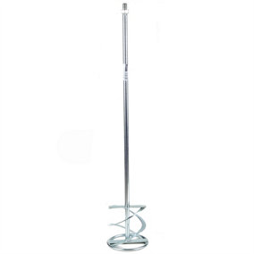 Toolty Italian Mixing Paddle Stirrer Agitator Mixer Whisk 135x750mm M14 Thread Galvanized Steel for Adhesive Mortar Plaster DIY