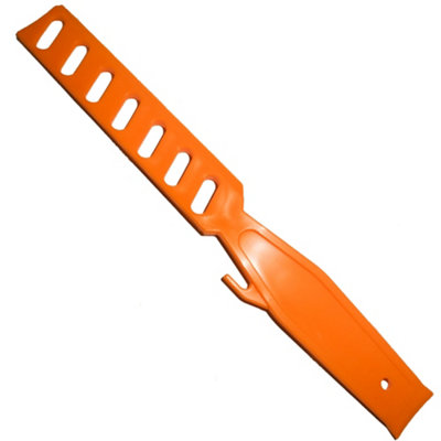 Toolty Manual Paint Stirrer 280mm Plastic Orange for Paint Liquid