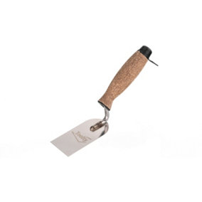 Toolty Margin Wall Putty Finishing Trowel with Cork Handle 50mm Stainless Steel for Brickwork and Plastering Rendering DIY