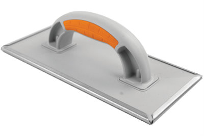 Toolty Metal Render Rasp Float with Ergonomic Rubbr Handle 270mm Galvanized for Styrofoam Insulation Work DIY