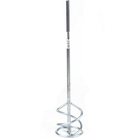Toolty Mixing Paddle Stirrer Mixer Whisk Agitator 85x400x8mm HEX Galvanized Steel for Plaster Concrete Cement Mortar DIY
