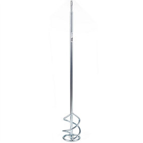 Toolty Propeller Mixing Paddle Stirrer Whisk Agitator 85x600mm SDS Galvanized Steel Positive 2Blade for Leveling Mass