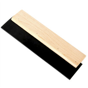 Toolty Rubber Grout Spreader with Wooden Handle 150mm for Grouting Jointing Tiles Joints DIY