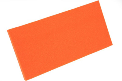 Toolty Sponge Grouting Float 280x140x20mm Set 3PCS Two Component Handle Orange Rubber Tiling Finishing Tool Trowel Floors Walls