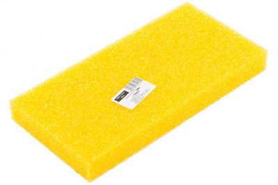 Toolty Sponge Grouting Float 280x140x25mm Set 3PCS Orange Coarse for Tiling Finishing Tool Trowel Floors Walls DIY