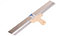 Toolty Stainless Steel Filling Taping with Wooden Handle and Aluminum Profile 600x60mm for Plastering Rendering Finishing