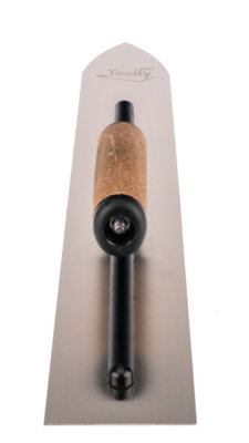 Toolty Stainless Steel Flooring Trowel with Cork Handle 500mm Stainless Steel for Plastering Rendering Flooring DIY - 6