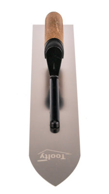 Toolty Stainless Steel Flooring Trowel with Cork Handle 500mm Stainless Steel for Plastering Rendering Flooring DIY - 4