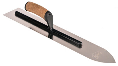 Toolty Stainless Steel Flooring Trowel with Cork Handle 500mm Stainless Steel for Plastering Rendering Flooring DIY - 9