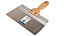 Toolty Stainless Steel Spatula Taping Filling with Wooden Handle and Aluminum Profile 250x90mm for Plastering Finishing DIY